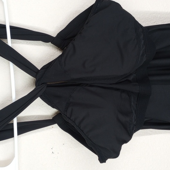Athleta Black Kiki Halter Swim Dress Women's size Medium - Picture 9 of 16